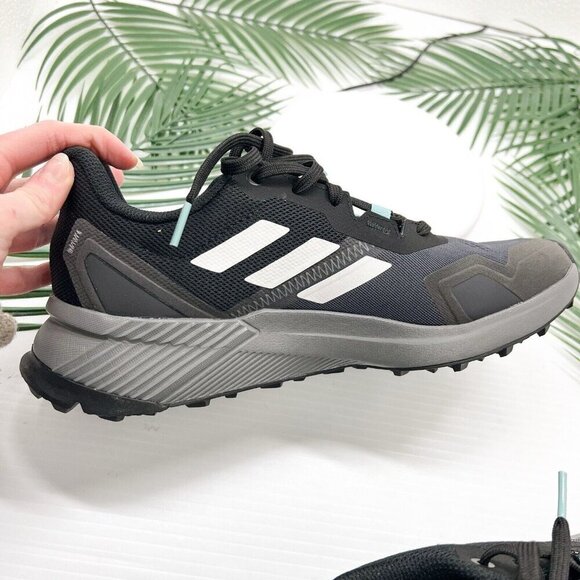 Adidas Terrex Soulstride Women's Size 9 Gray Black Trail Running Shoes NWB - Picture 9 of 12